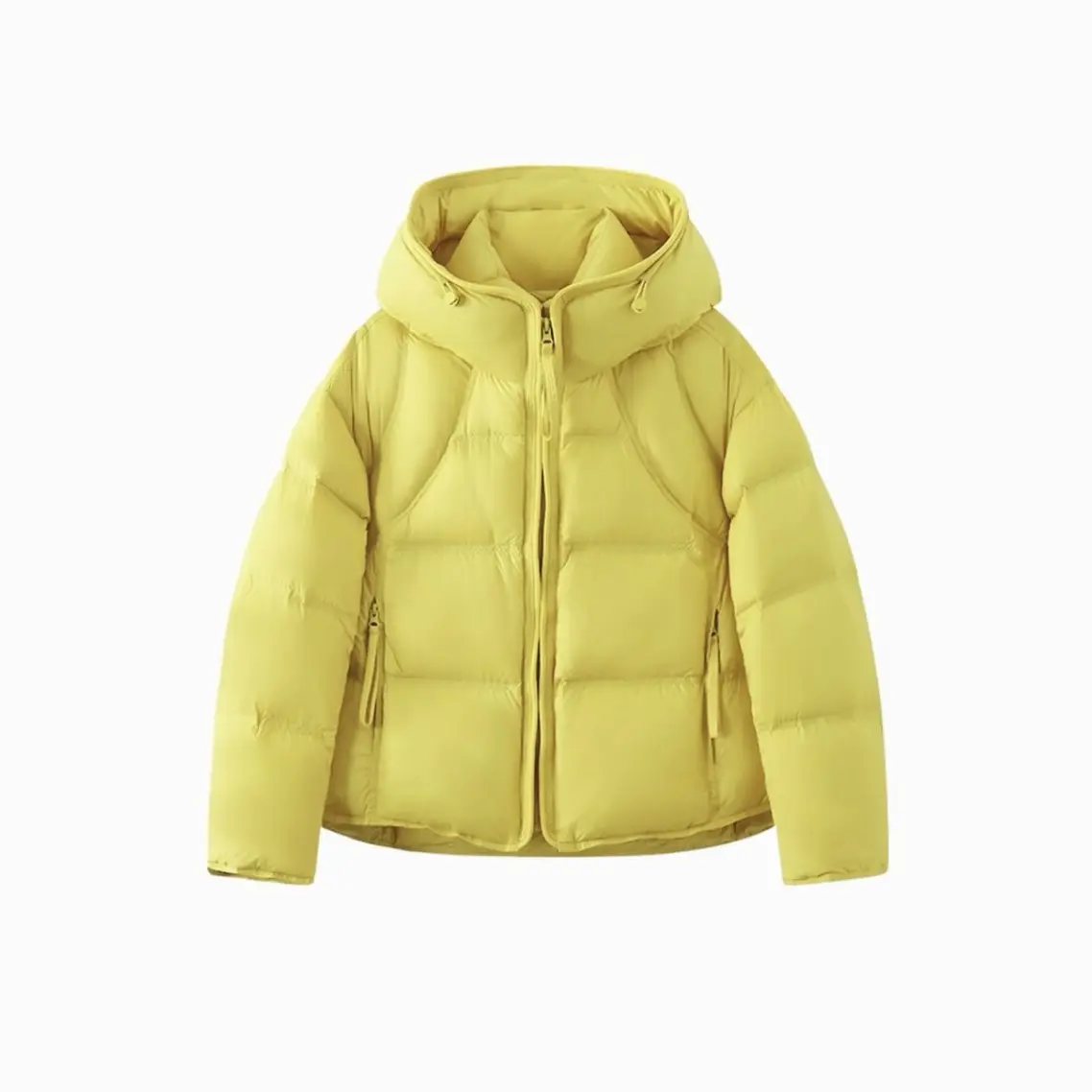 冬季新款云朵泡芙连帽加厚轻盈版羽绒服25021