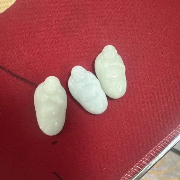 和田玉手工雕刻观音佛吊坠时尚男女款