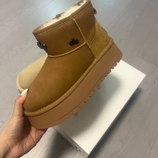 622-800厚底加绒保暖雪地靴女短筒靴冬季百搭防水防滑