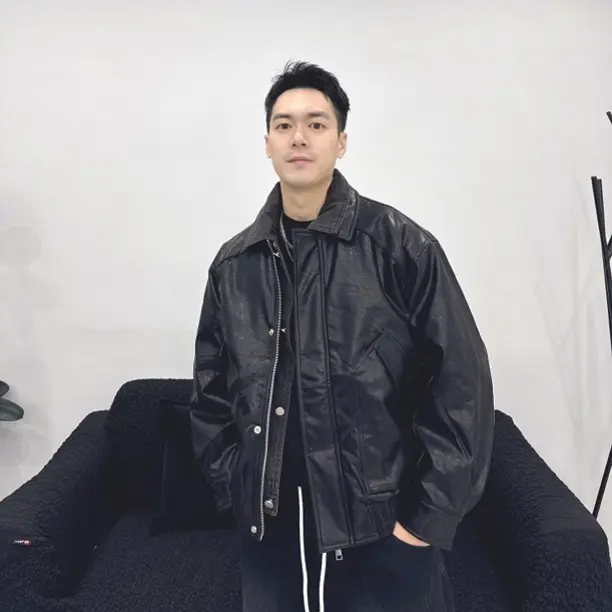 冬季男女时尚保暖假两件设计羽绒服外套