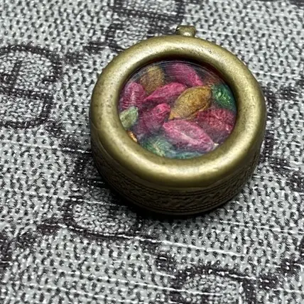 铜吊坠 复古嘎乌盒项链吊坠