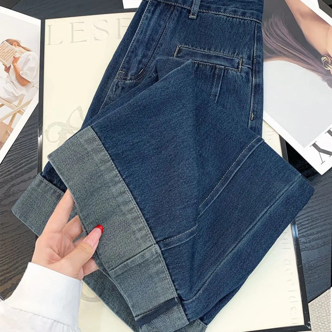 秋季新款阔腿裤【非主图】默认微瑕，No退no换！！