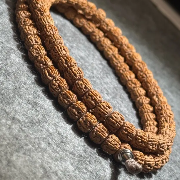 【忆境阁·甄选】凤羽盘龙纹小金刚菩提文玩甄选