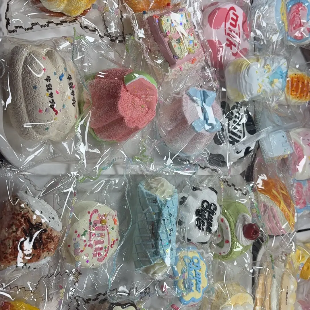 酸奶泥手感硅胶食物造型捏捏乐解压玩具