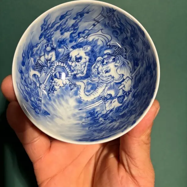 原九段画师沈燕鸿老师绘画狮驼岭主人杯