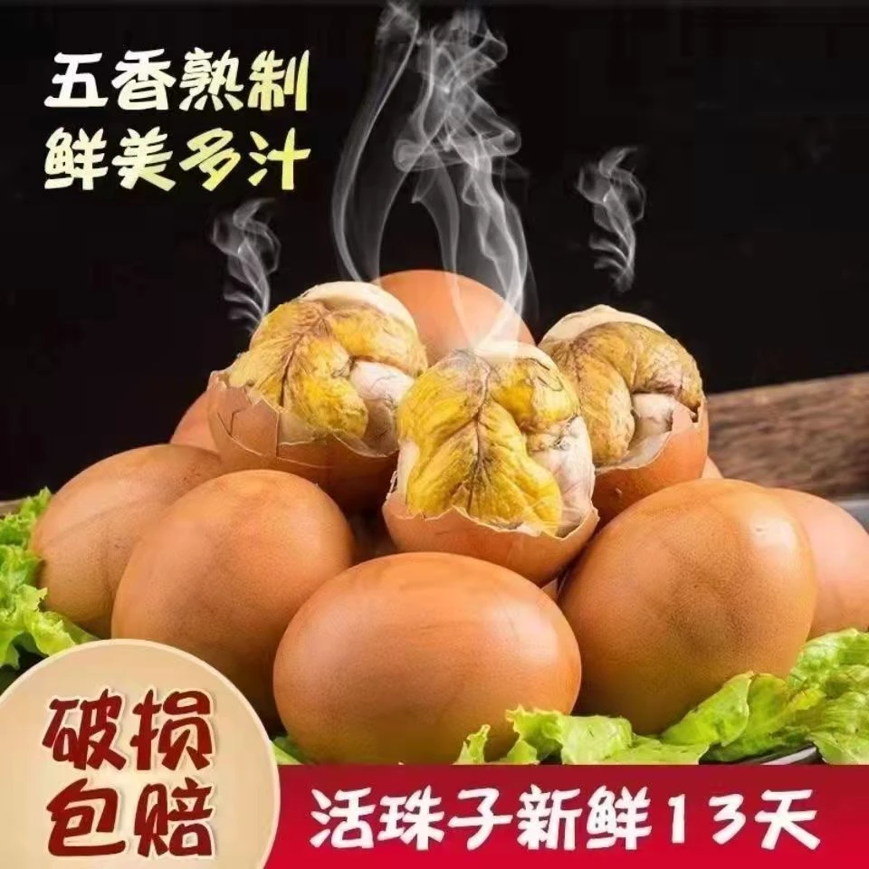 正宗13天活珠子五香香辣鸡胚蛋钢化蛋即食真空包装