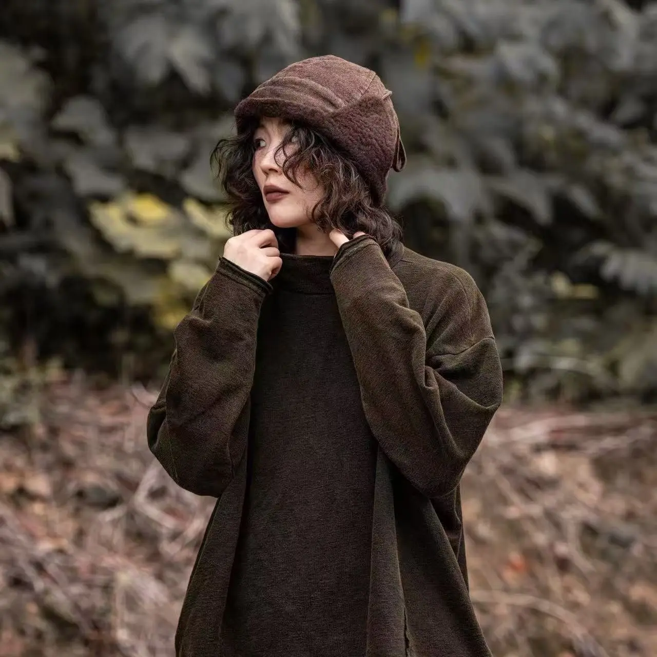 疯子张08570款针织衫衣长69胸围128