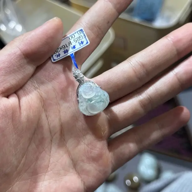 【少】天然A货翡翠佛公轻奢百搭日常