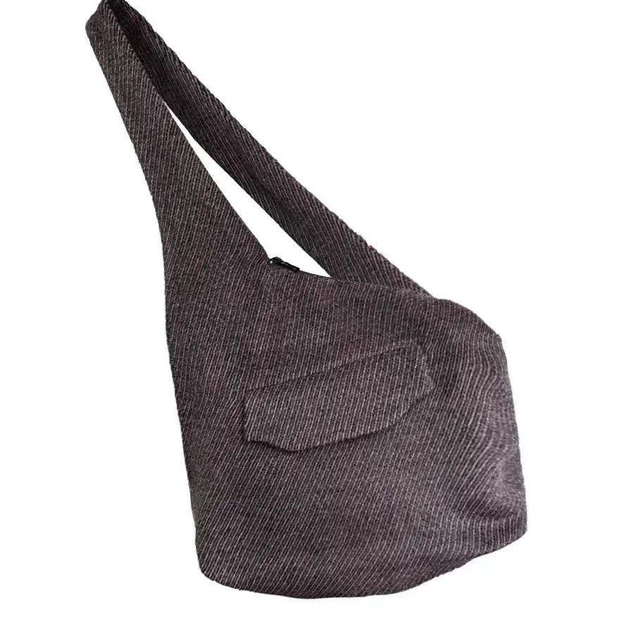 Conchoboe/Leaves Bag/日本进口面料海棠页通勤水滴斜挎包