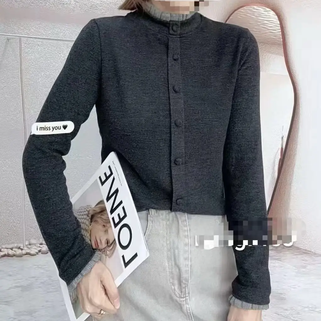 双面德绒加厚洋气打底衫百搭神器女2025冬新款休闲高弹力柔软舒适