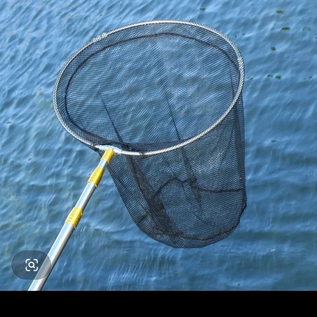 不锈钢可折叠加深防挂网兜捞鱼抄网伸缩杆户外渔具