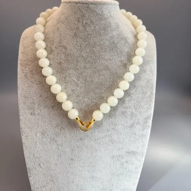 和田玉链油润细腻百搭时尚高端大气天然正品