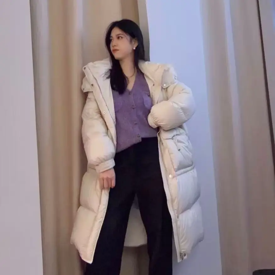连帽中长款羽绒服YRLZ14B
