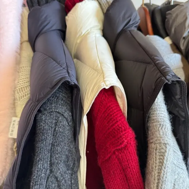 韩系宽松立领保暖白鸭绒马甲女冬季叠穿百搭显瘦坎肩外套