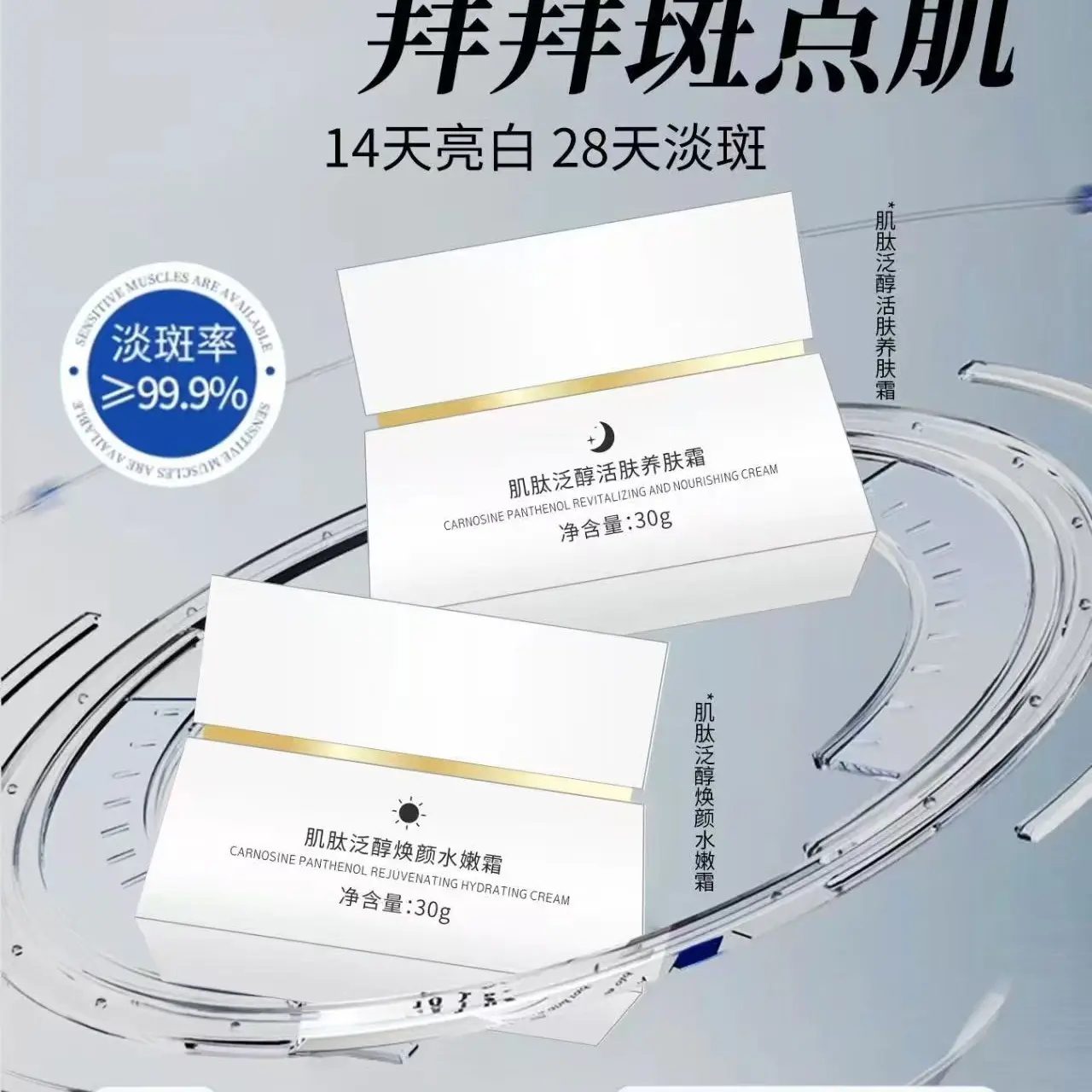 肌肽泛醇活肤焕颜护肤品套装