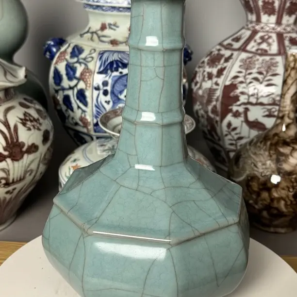 八方瓶！器形漂亮！