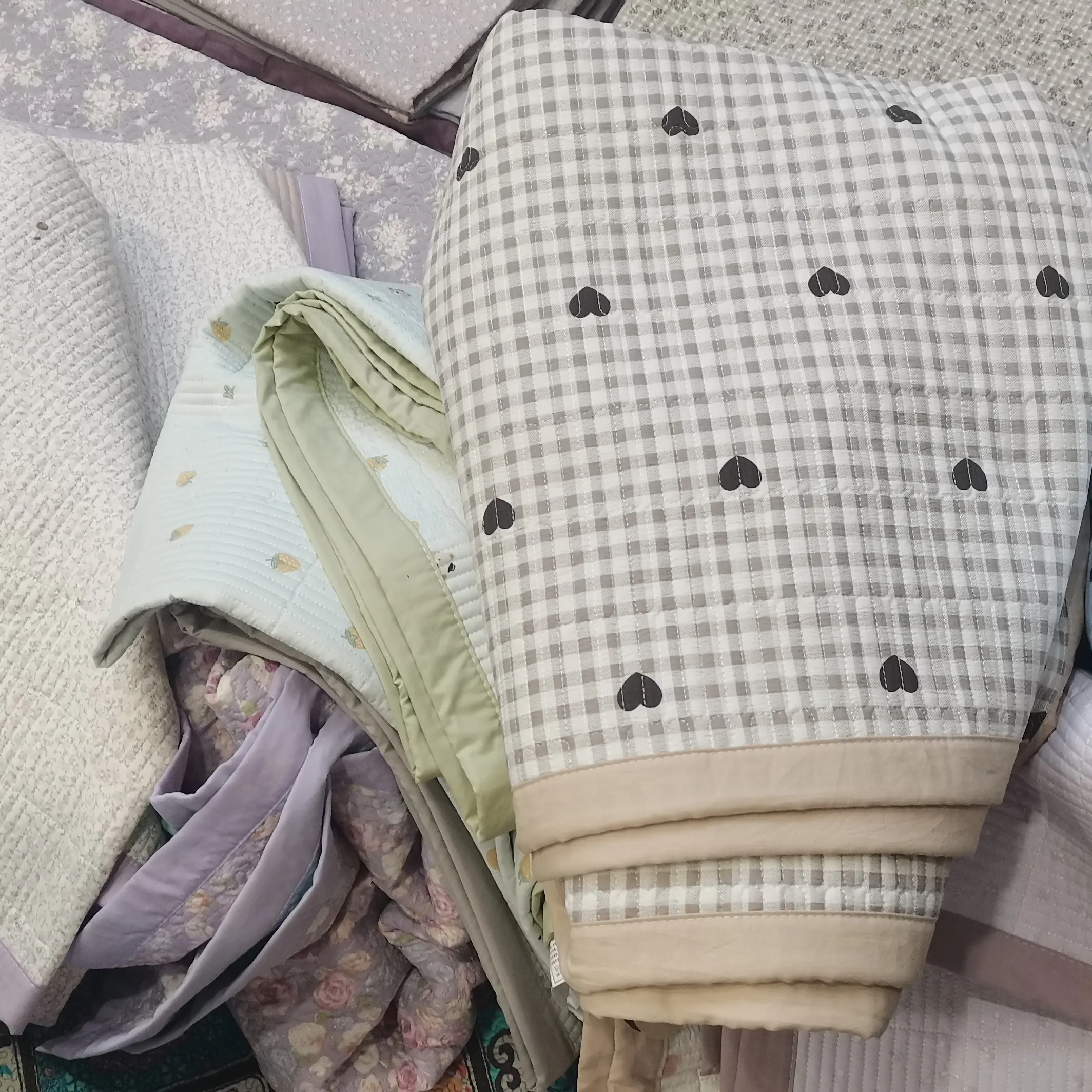 福利C阮阮家纯棉床盖2×2.3m花色随机发