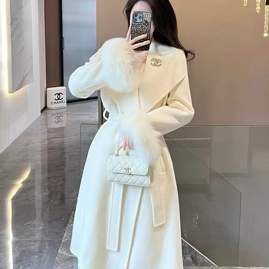 【富婆款】高奢羊绒绒大衣“质感面料说话，高级是刻在细节里的基因”