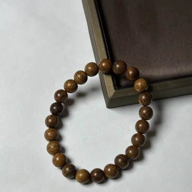 B048 金丝檀木手串8mm