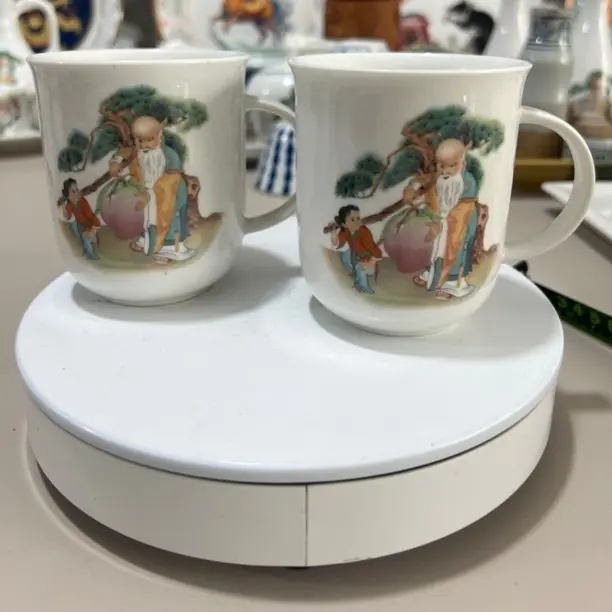 陶瓷制品寿星杯两个