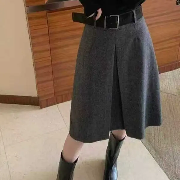 涂豆儿家中款半裙