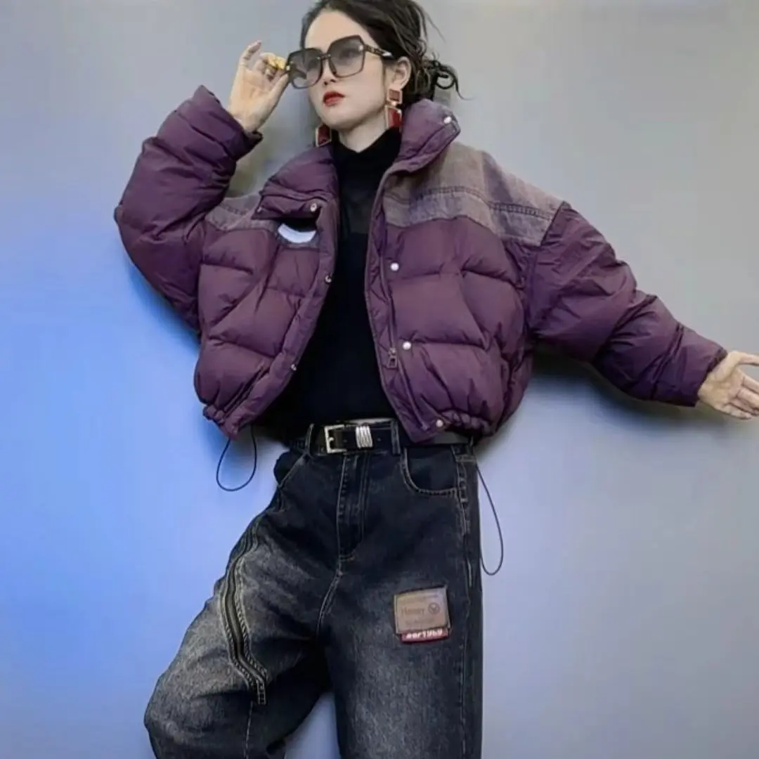 冬季大翻领慵懒复古感保暖显瘦短款