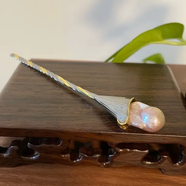 发簪女千金风发饰时尚日韩素款轻奢轻奢风复古宫廷