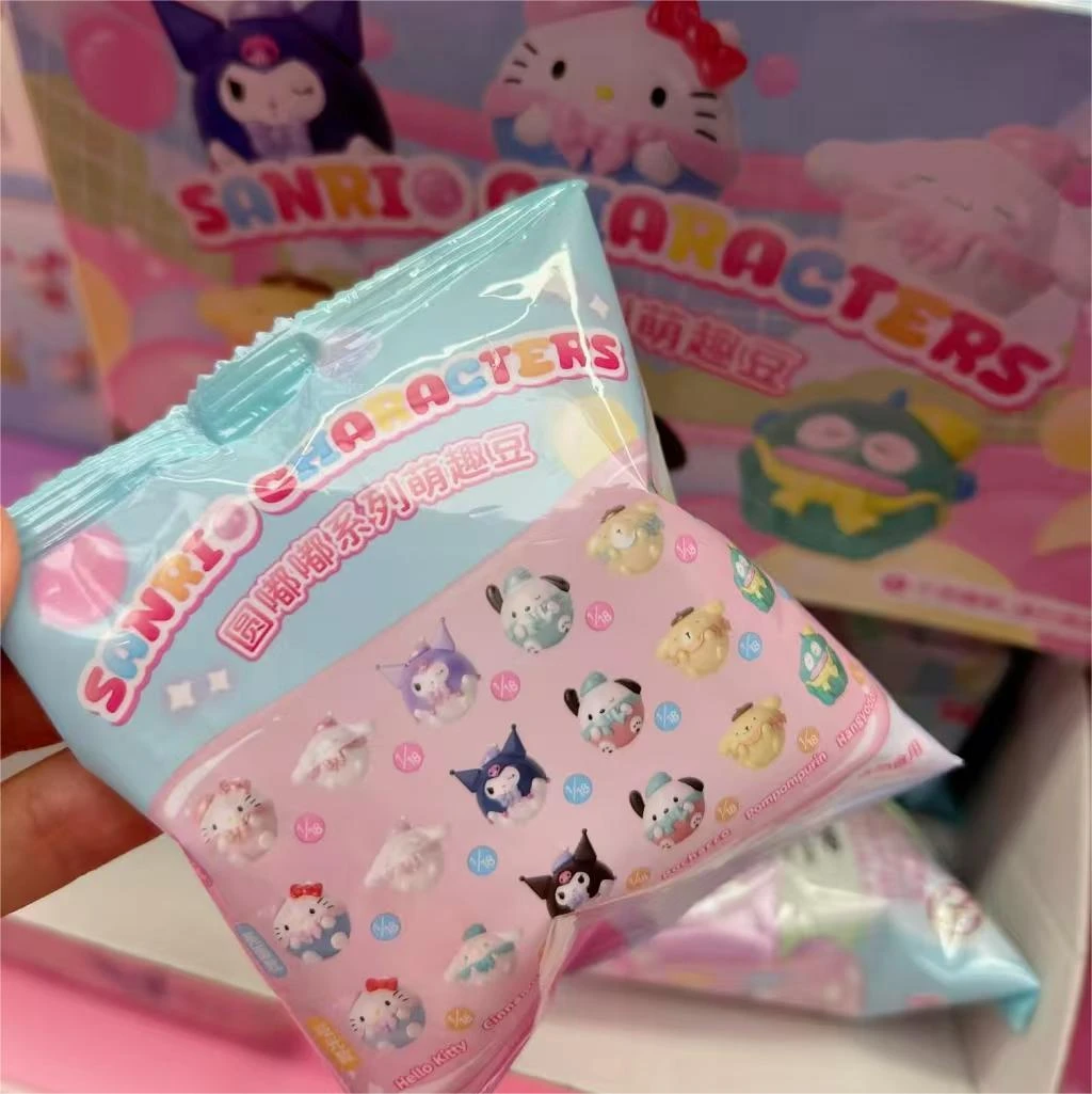 【拆盒】三丽鸥家族圆嘟嘟系列萌趣豆