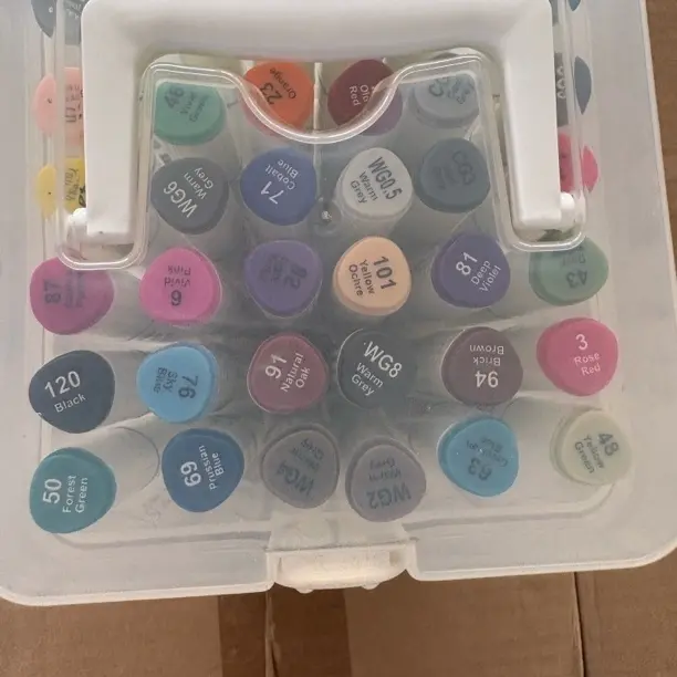 双头马克笔小学生专用可水洗水性绘画涂色不透纸可叠色美术套装