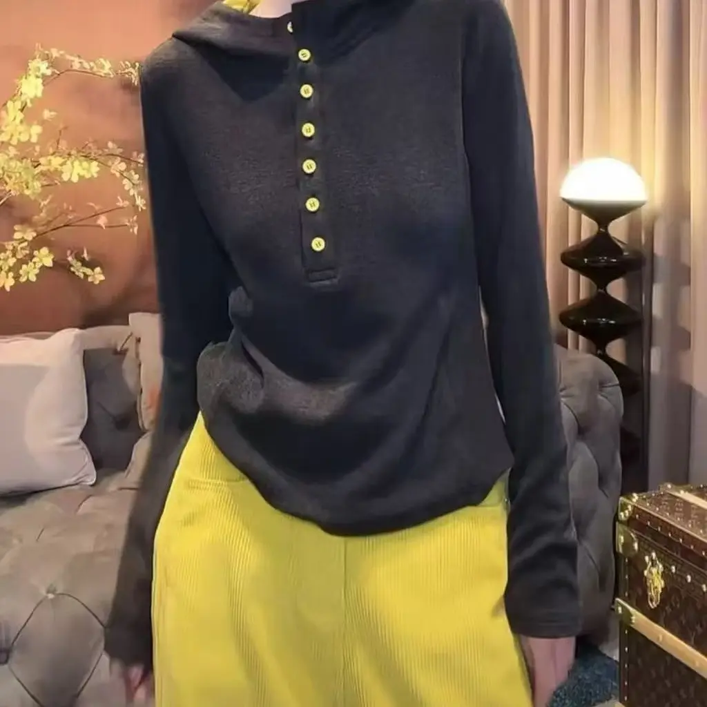 七七服饰201--299双面澳绒连帽卫衣女秋冬新款百搭保暖上衣