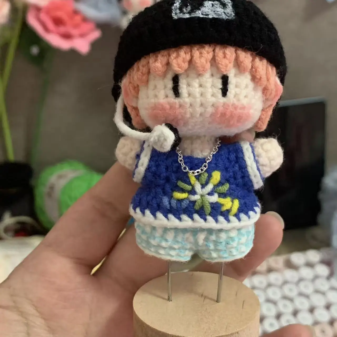 边伯贤钩织扭扭体