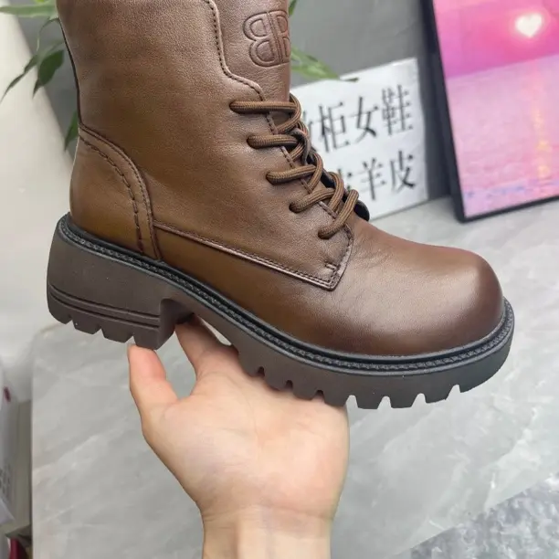 头层牛皮女士1213马丁靴