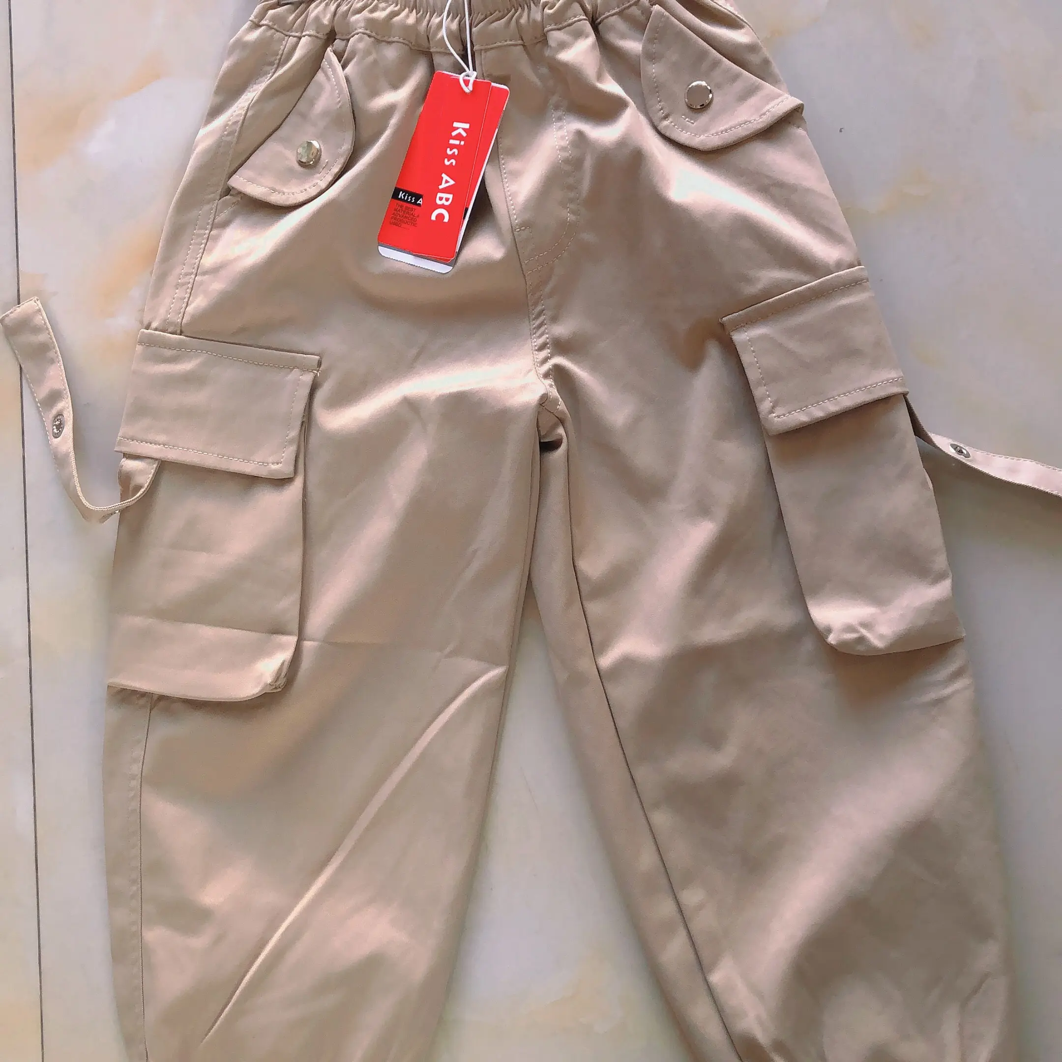 男童工装裤宽松休闲裤中大童透气长裤春秋薄款韩版裤