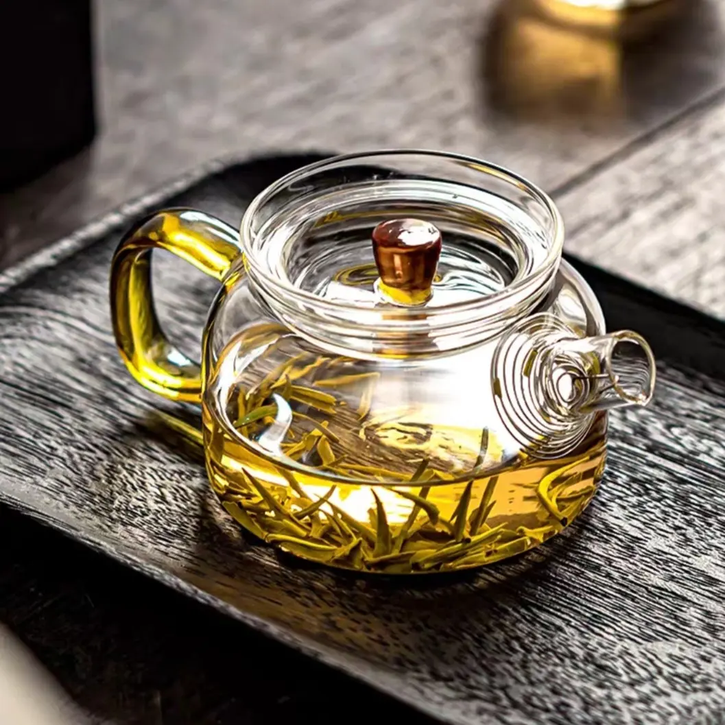 加厚耐热高硼硅玻璃茶壶家用泡茶过滤茶器
