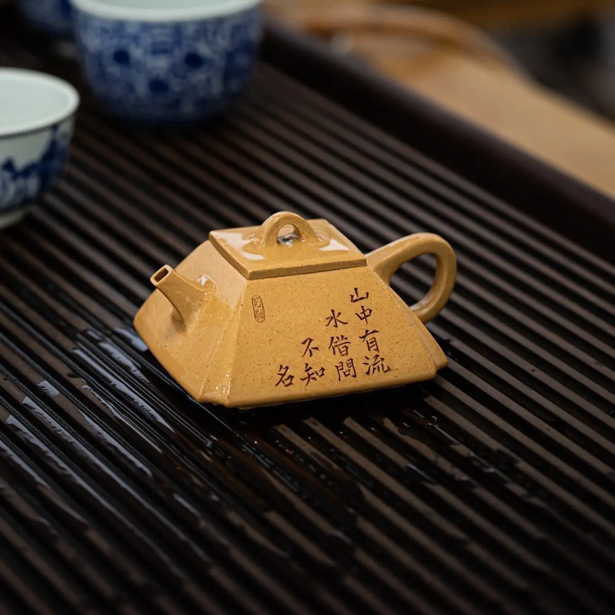 四方石瓢  黄金段泥  精品 150cc 10孔  徐娇娇手制