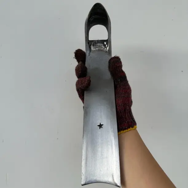 合金钢手工锻打挖笋锄头古法淬火农用工具笋鞭轻松一刀二段