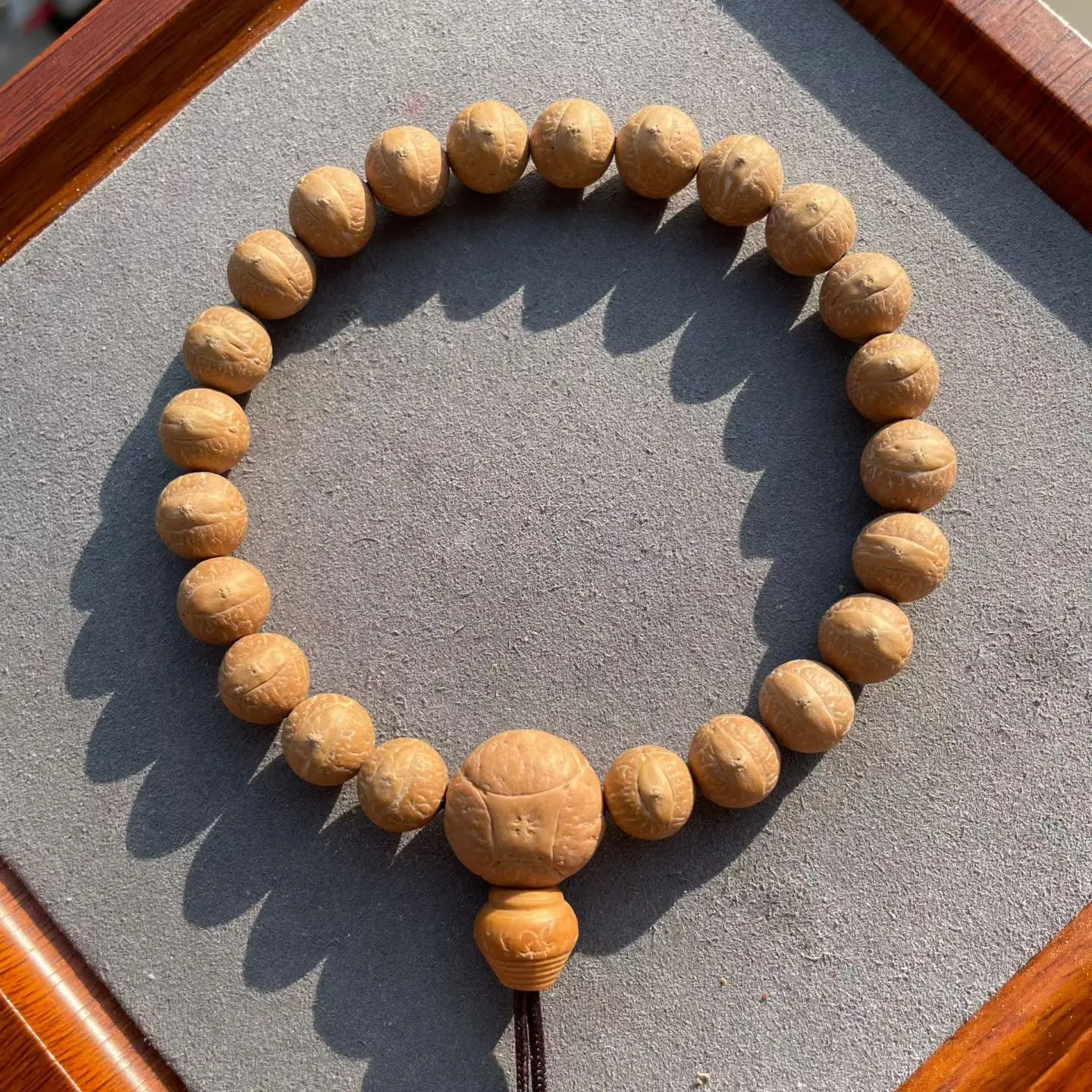 2025年新籽 10.5mm尼泊尔精品凤眼菩提手串 高油高密籽