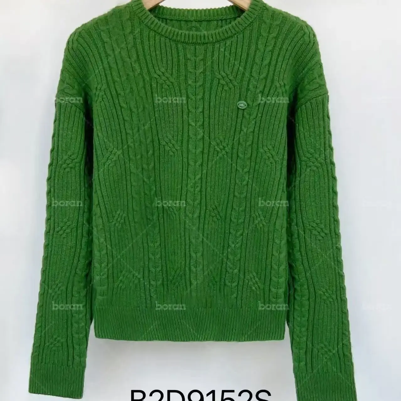 韩版圆领麻花针织衫长袖毛衣套头上衣冬季新款慵懒宽松百搭女装