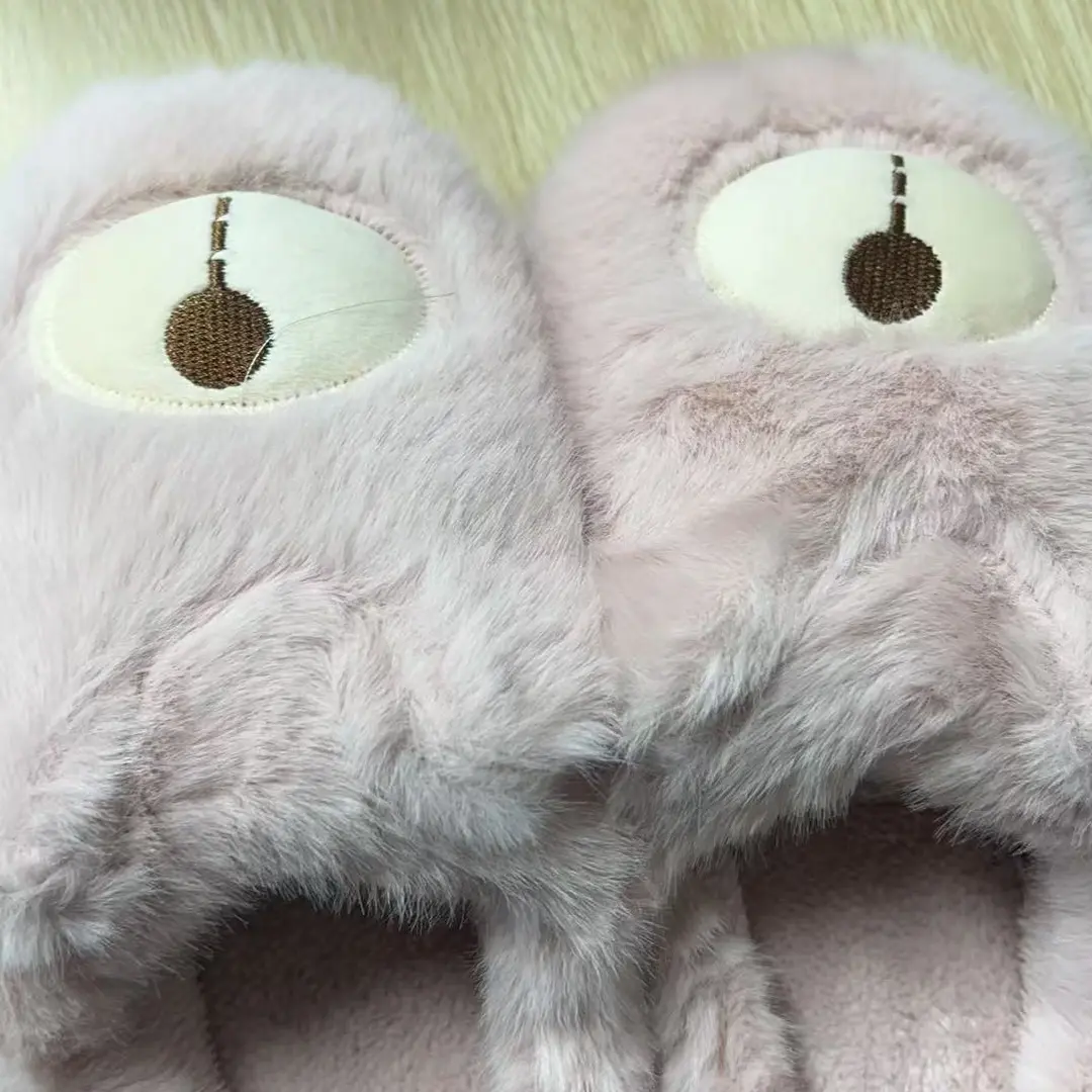 秋冬厚底棉拖鞋居家