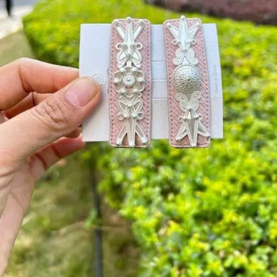 彝元素发夹复古风民族风黑色铃铛流苏侧边刘海夹气质发