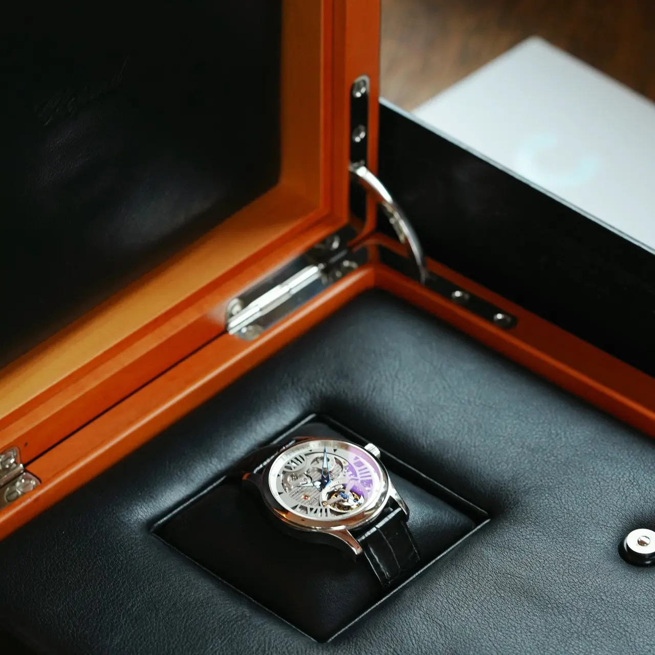 99新 Chopard/萧邦 全套 陀飞轮全球限量100支 表径40.5mm