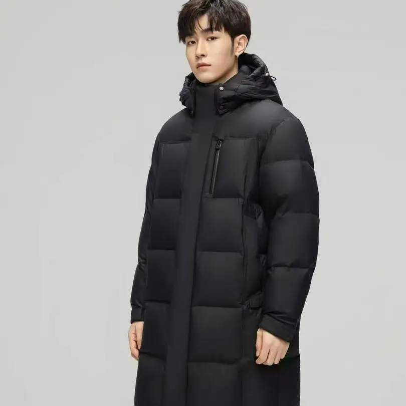 男士冬季新款连帽加厚保暖休闲百搭