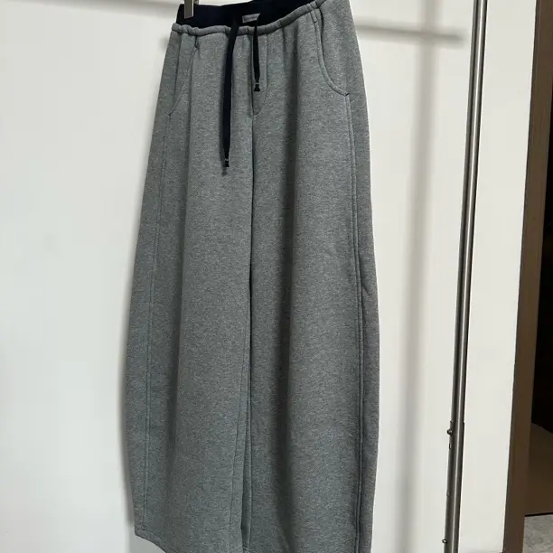 9370-1女士拼接高腰直筒宽松弯刀运动裤新款9370-1