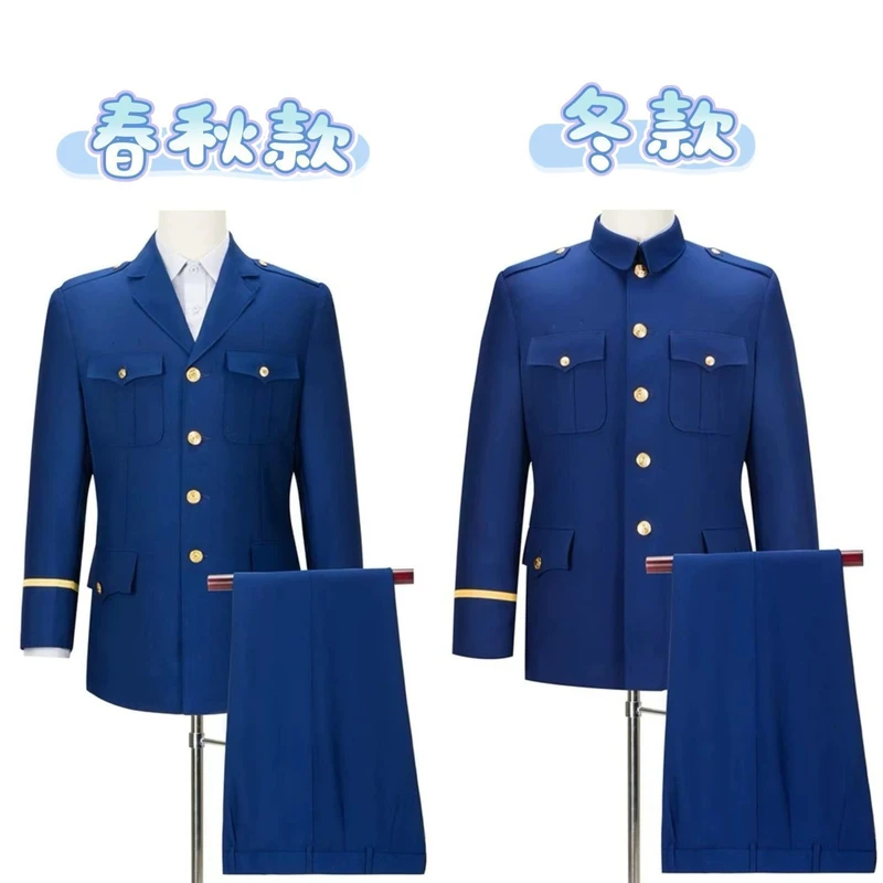 消款冬常服加厚春秋常服套装夏季短袖长袖常服白色内衬