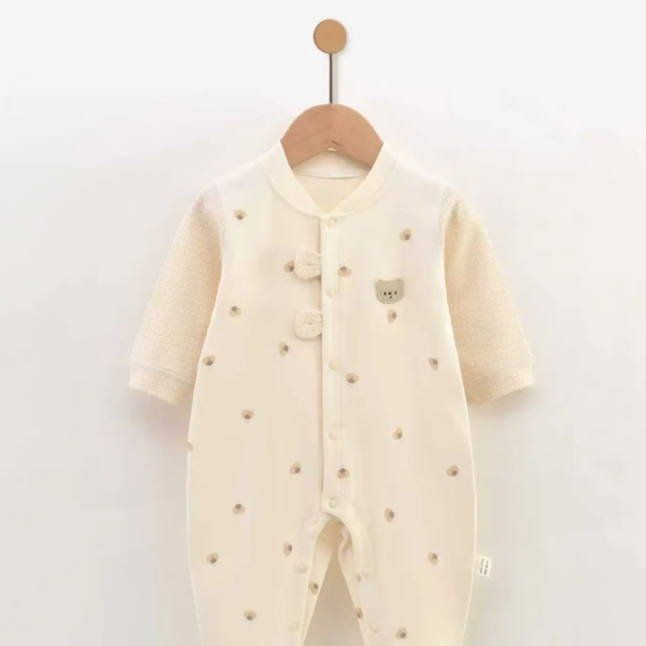 婴幼儿舒绒优可丝春秋款四季哈衣爬服