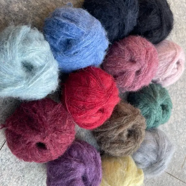 秘鲁皇家苏利羊驼马海毛时尚毛线手工DIY编织线