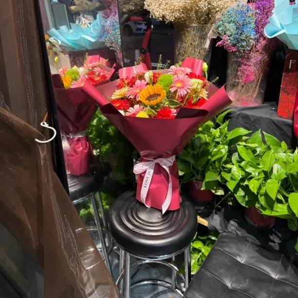 开工大花束非洲菊向日葵混搭花束同城免费送达