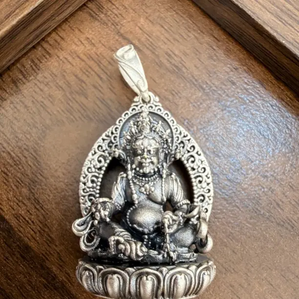 足银银制品 足银999（百十四） 黄财神全身立体20.5