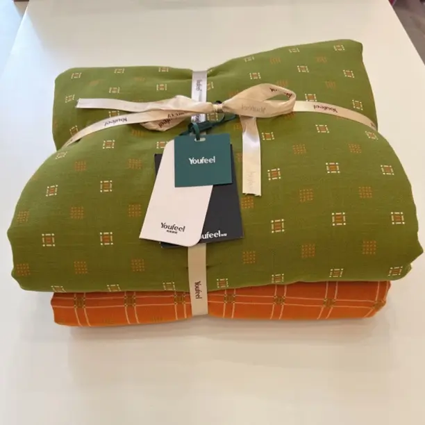 万福PLUS全棉双层纱大豆蛋白纤维夏凉被空调被夏季