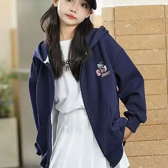 春季秋款厚款帽衫外套普通外套冬季童装常规款连帽